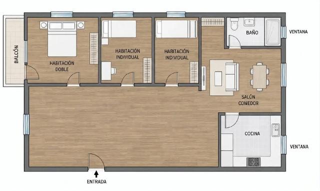 Imagen 7 Inmueble 305983 - Piso en venta en Barcelona / Próximo a Rambla del Poblenou