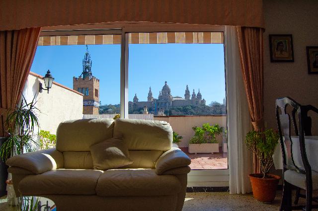 Imagen 6 Inmueble 302552 - Ático en venta en Barcelona / Plaza España con vistas al Palacio Nacional de Montjuïc 