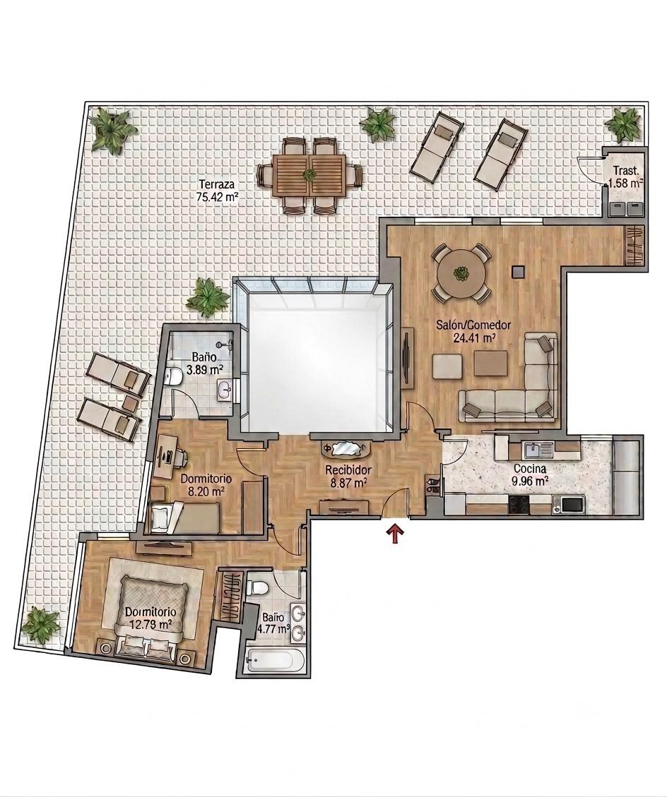 Imagen 5 Piso en venta en Barcelona / Balmes con Padua al lado del Parque Monterols